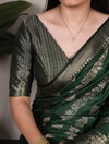 Ynf7914grn Naylon Weaving Work Saree Best Wholesale Shop In Surat